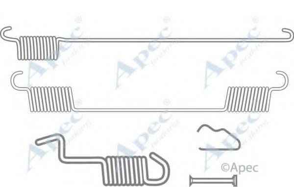 APEC BRAKING KIT2038 Комплектуючі, гальмівна колодка