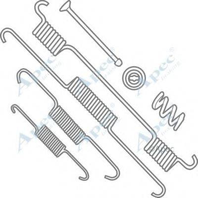 APEC BRAKING KIT2048 Комплектуючі, гальмівна колодка