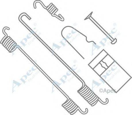 APEC BRAKING KIT2052 Комплектуючі, гальмівна колодка