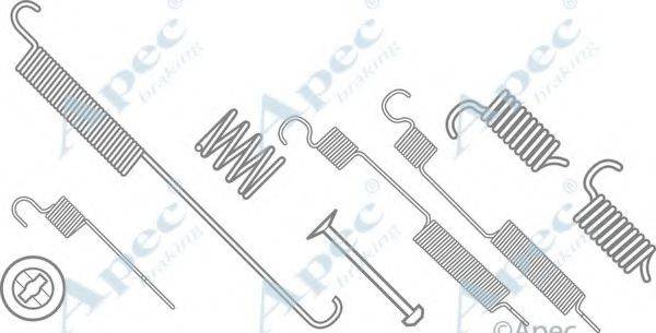 APEC BRAKING KIT600 Комплектуючі, гальмівна колодка