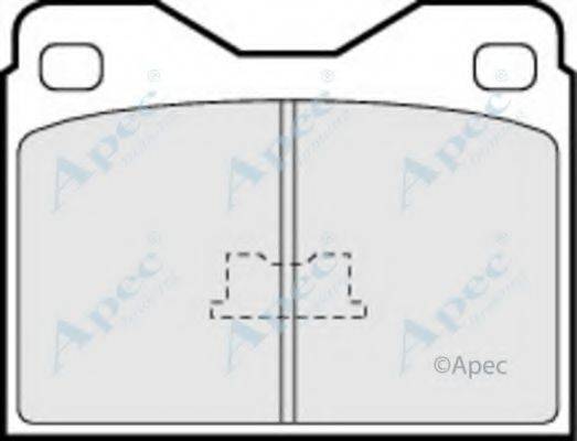 APEC BRAKING PAD273 Комплект гальмівних колодок, дискове гальмо