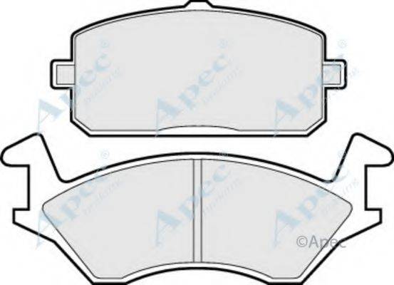 APEC BRAKING PAD308 Комплект гальмівних колодок, дискове гальмо