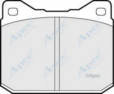 APEC BRAKING PAD347 Комплект гальмівних колодок, дискове гальмо