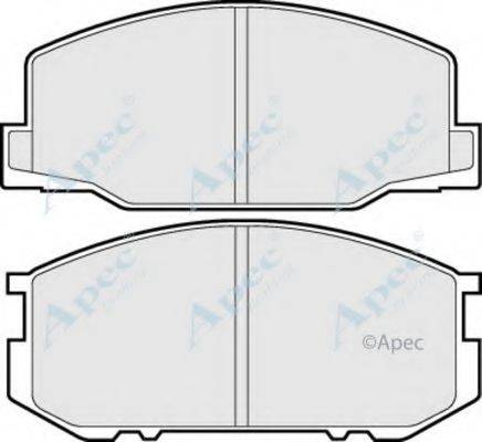 APEC BRAKING PAD395 Комплект гальмівних колодок, дискове гальмо