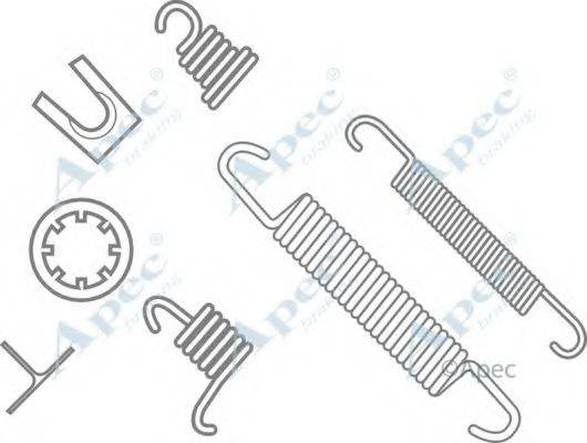 APEC BRAKING KIT627 Комплектуючі, гальмівна колодка