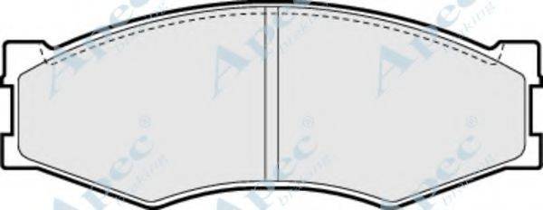 APEC BRAKING PAD461 Комплект гальмівних колодок, дискове гальмо