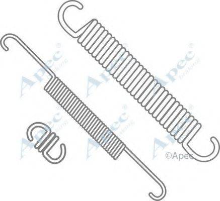 APEC BRAKING KIT629 Комплектуючі, гальмівна колодка