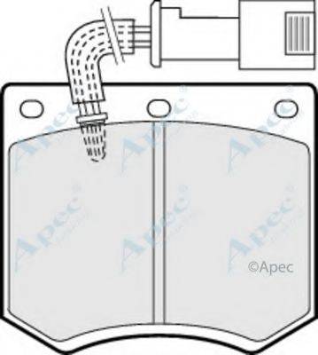 APEC BRAKING PAD556 Комплект гальмівних колодок, дискове гальмо