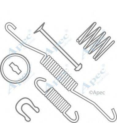 APEC BRAKING KIT642 Комплектуючі, гальмівна колодка