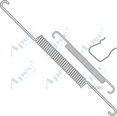 APEC BRAKING KIT709 Комплектуючі, гальмівна колодка