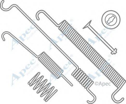 APEC BRAKING KIT714 Комплектуючі, гальмівна колодка