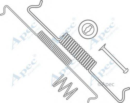 APEC BRAKING KIT721 Комплектуючі, гальмівна колодка