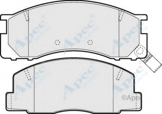 APEC BRAKING PAD858 Комплект гальмівних колодок, дискове гальмо