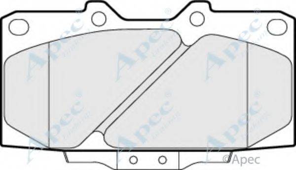 APEC BRAKING PAD960 Комплект гальмівних колодок, дискове гальмо