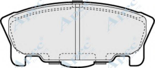 APEC BRAKING PAD992 Комплект гальмівних колодок, дискове гальмо