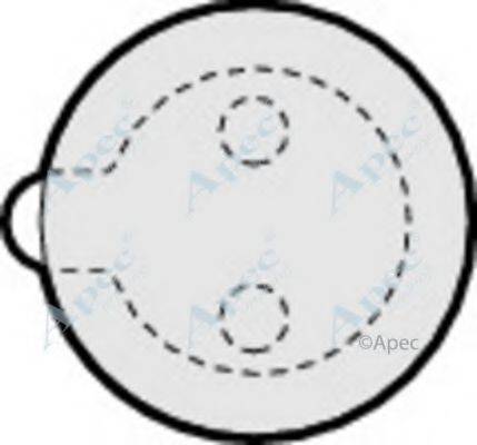 APEC BRAKING PAD277 Комплект гальмівних колодок, дискове гальмо