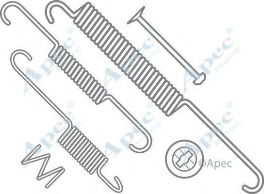 APEC BRAKING KIT762 Комплектуючі, гальмівна колодка