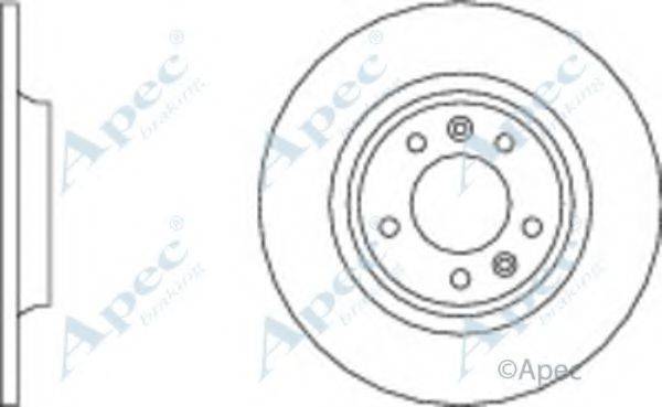 APEC BRAKING DSK2227 гальмівний диск