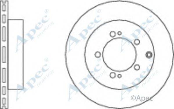 APEC BRAKING DSK2261 гальмівний диск