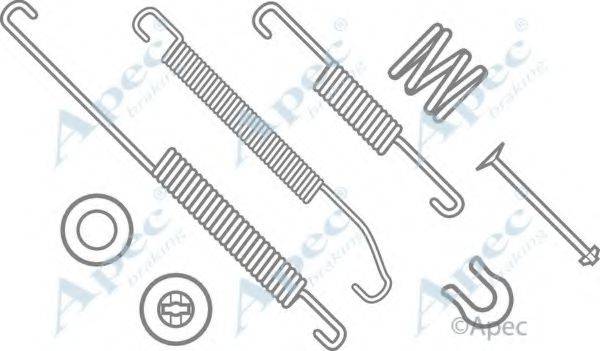 APEC BRAKING KIT778 Комплектуючі, гальмівна колодка