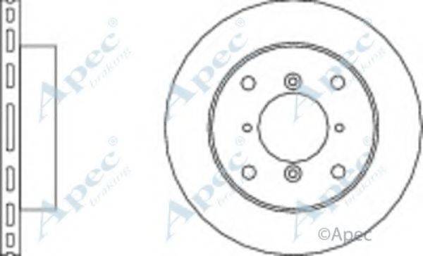 APEC BRAKING DSK229 гальмівний диск