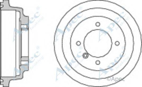 APEC BRAKING DRM9131 Гальмівний барабан