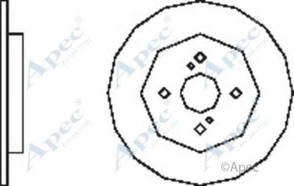 APEC BRAKING DSK2525 гальмівний диск