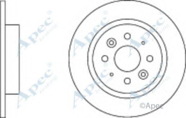 APEC BRAKING DSK2538 гальмівний диск