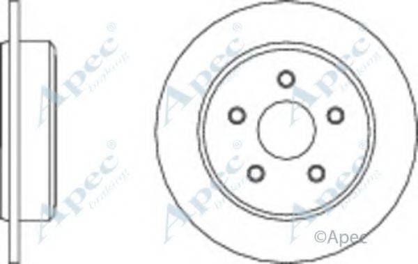 APEC BRAKING DSK2562 гальмівний диск