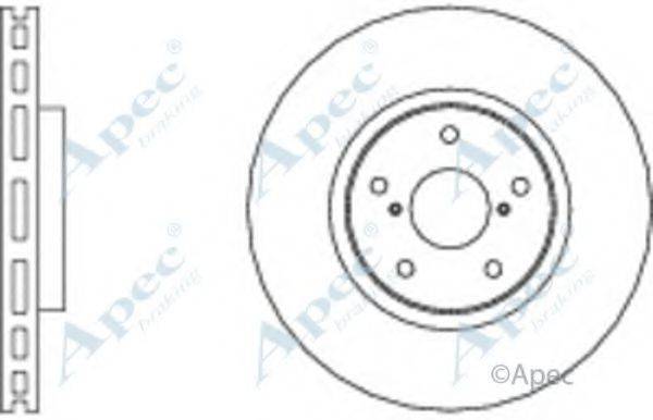 APEC BRAKING DSK2583 гальмівний диск