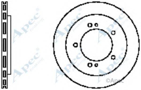 APEC BRAKING DSK2322 гальмівний диск