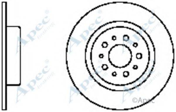 APEC BRAKING DSK2335 гальмівний диск