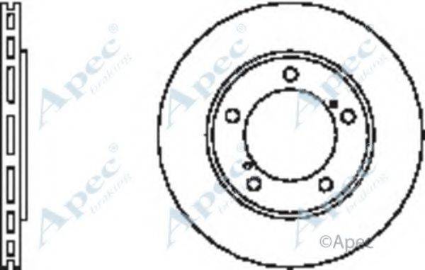 APEC BRAKING DSK2346 гальмівний диск