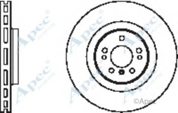 APEC BRAKING DSK2351 гальмівний диск