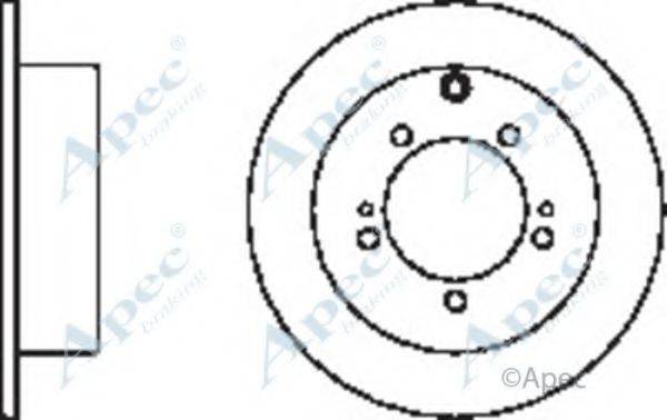 APEC BRAKING DSK2354 гальмівний диск