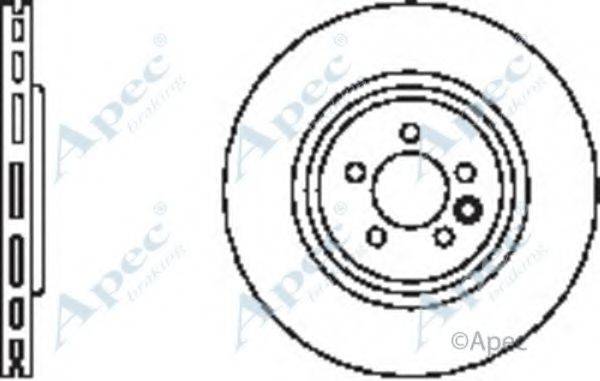 APEC BRAKING DSK2371 гальмівний диск