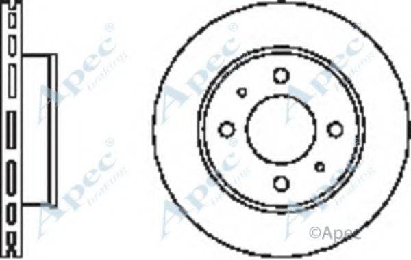 APEC BRAKING DSK2389 гальмівний диск