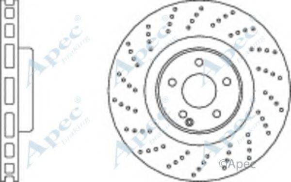 APEC BRAKING DSK2434 гальмівний диск