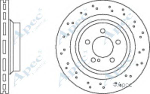 APEC BRAKING DSK2435 гальмівний диск