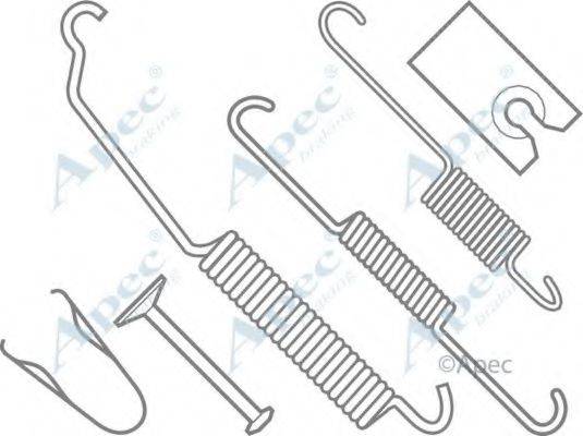 APEC BRAKING KIT810 Комплектуючі, гальмівна колодка