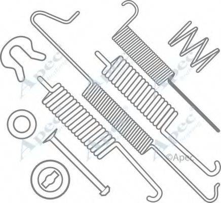 APEC BRAKING KIT850 Комплектуючі, гальмівна колодка