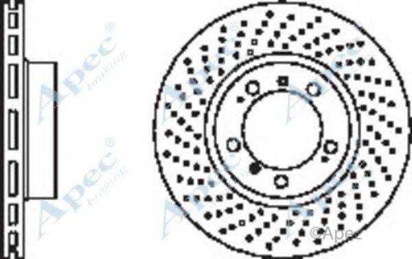 APEC BRAKING DSK2467 гальмівний диск