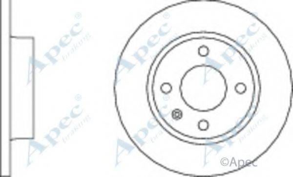 APEC BRAKING DSK247 гальмівний диск