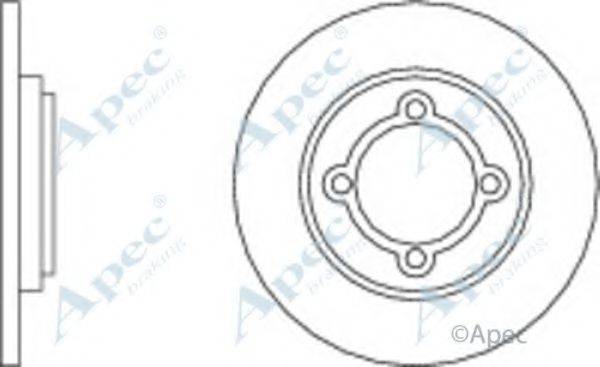 APEC BRAKING DSK115 гальмівний диск