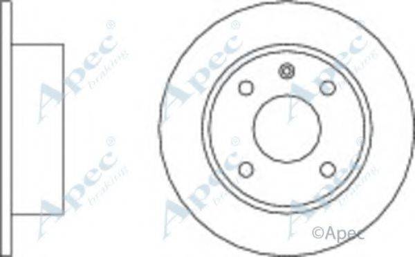 APEC BRAKING DSK123 гальмівний диск