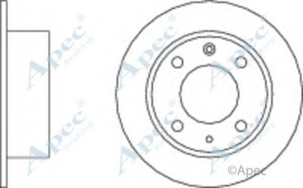 APEC BRAKING DSK135 гальмівний диск