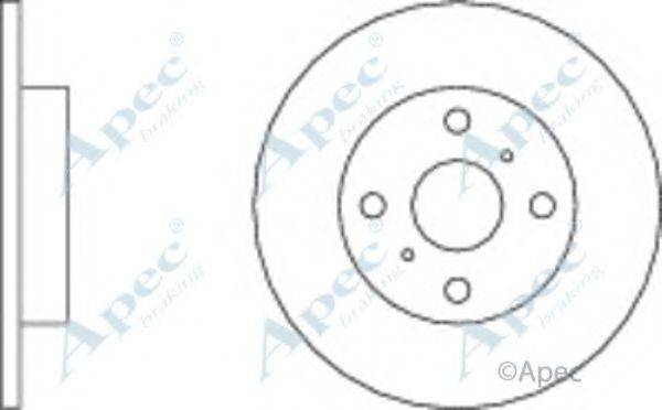 APEC BRAKING DSK149 гальмівний диск