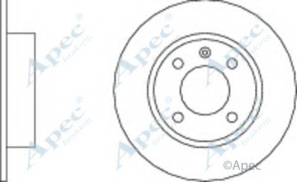 APEC BRAKING DSK170 гальмівний диск