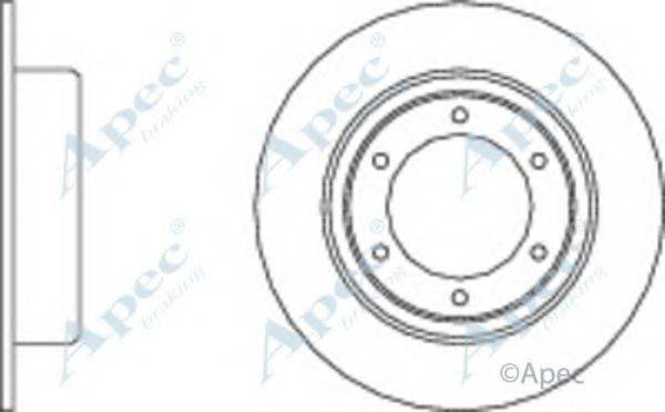 APEC BRAKING DSK177 гальмівний диск