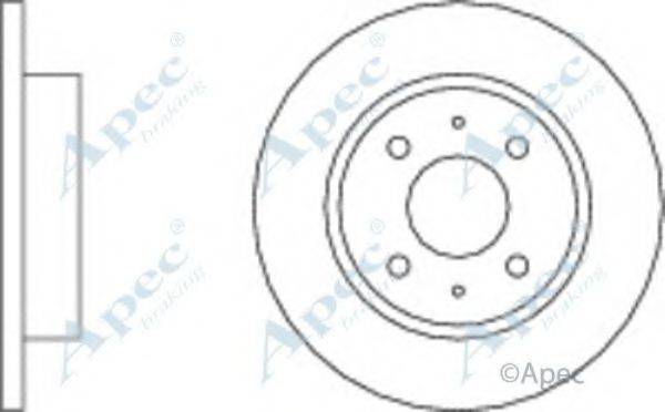 APEC BRAKING DSK198 гальмівний диск